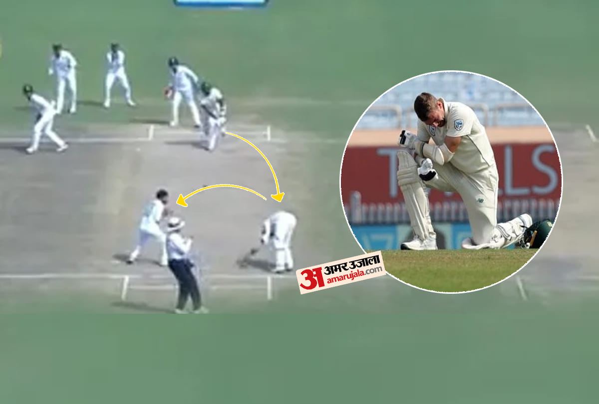 VIDEO: Indian spinner Shahbaz Nadeem caught and bowled Lungi Ngidi in bizarre manner