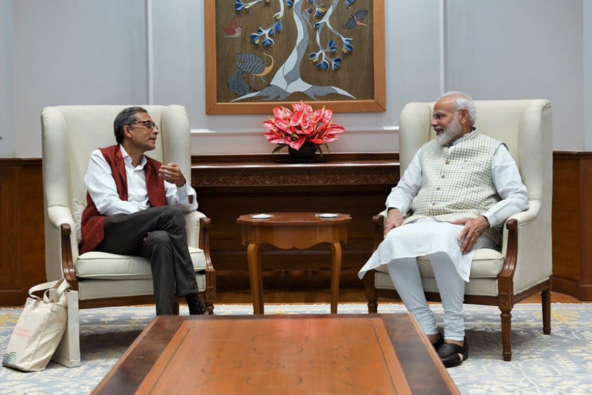 PM Modi met with Nobel Laureate Abhijit Banerjee, says India is proud of his accomplishments