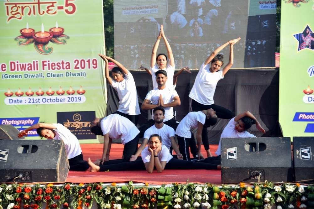 Students presented colorful programs