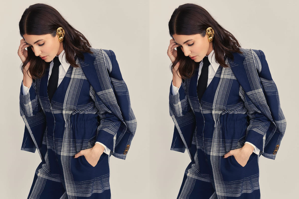 anushka sharma wear expensive gucci gold ear cuff like serena williams