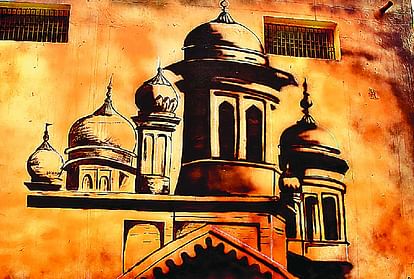 Ayodhya Case Verdict 2019 Sikh Nihang Singh Faqir Khalsa pooja at Babri Masjid
