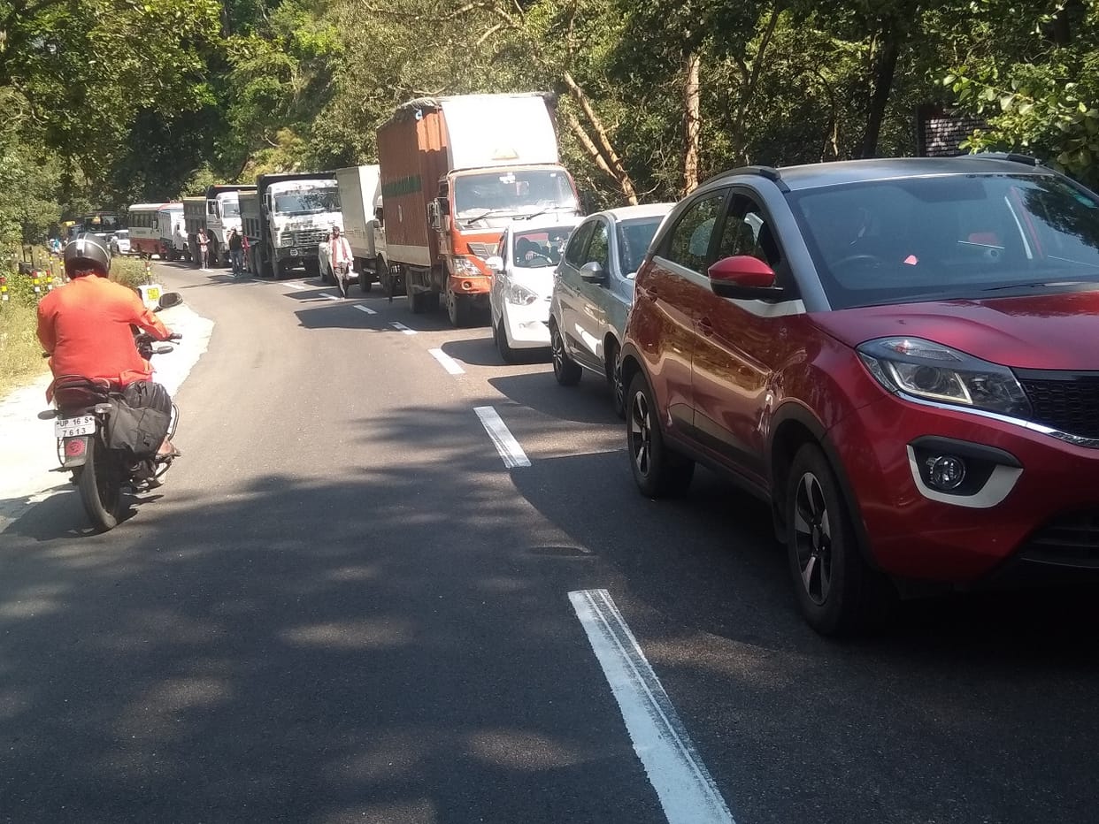 Roadways buses collide, one bus overturns, 14 passengers injured