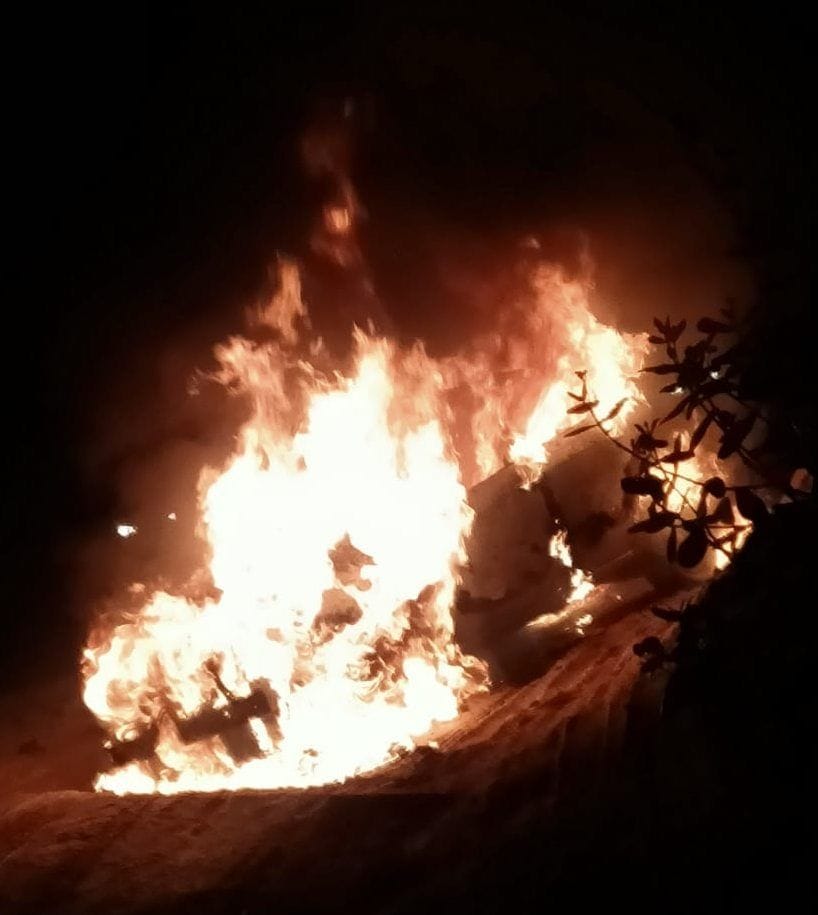 fire in care