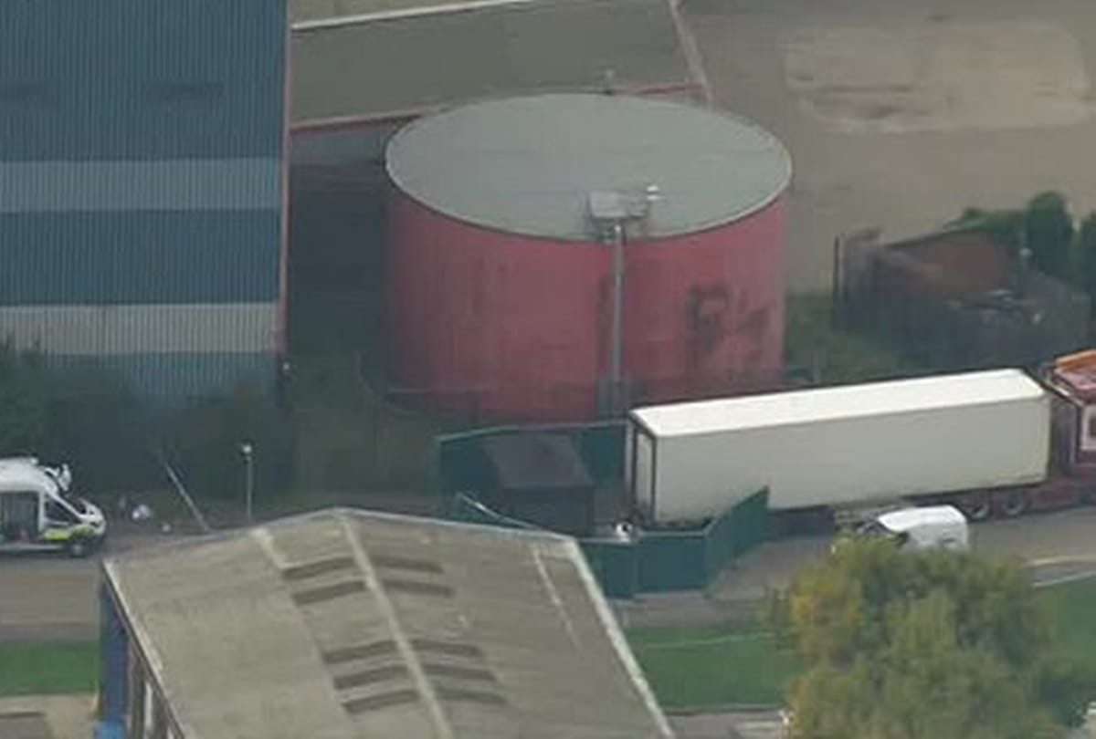39 bodies were found in a lorry container in Essex