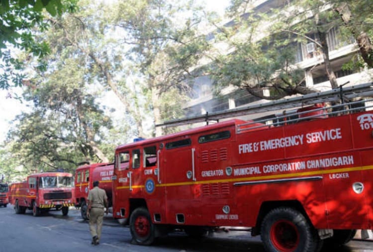 fire brigade ready for incidents in chandigarh on diwali