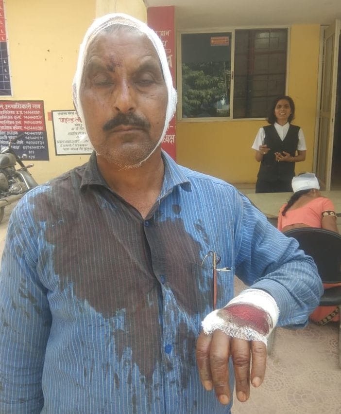 Four people of a family beaten in land dispute
