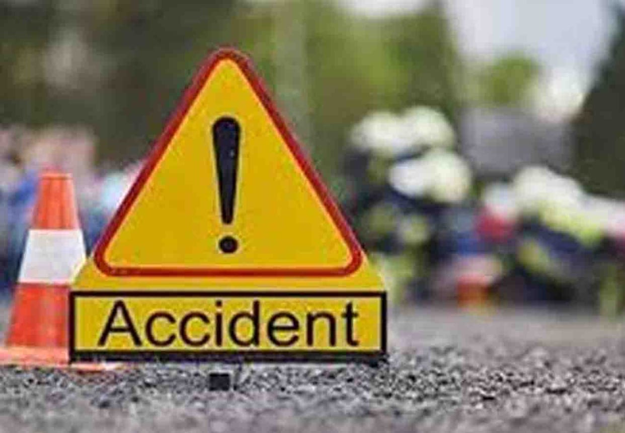road accident in banda,one people died