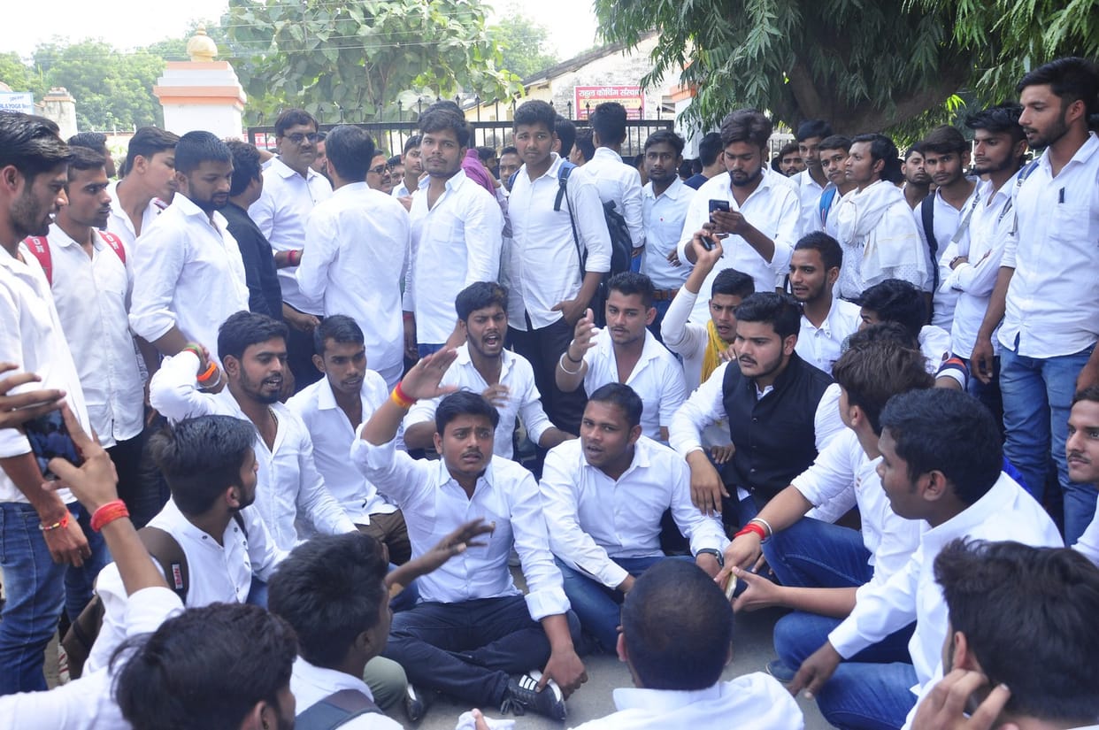 Students locked up gates in TD College