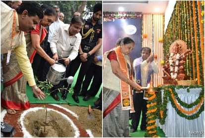 Gorakhpur University convocation students honoured by Governor Anandiben Patel