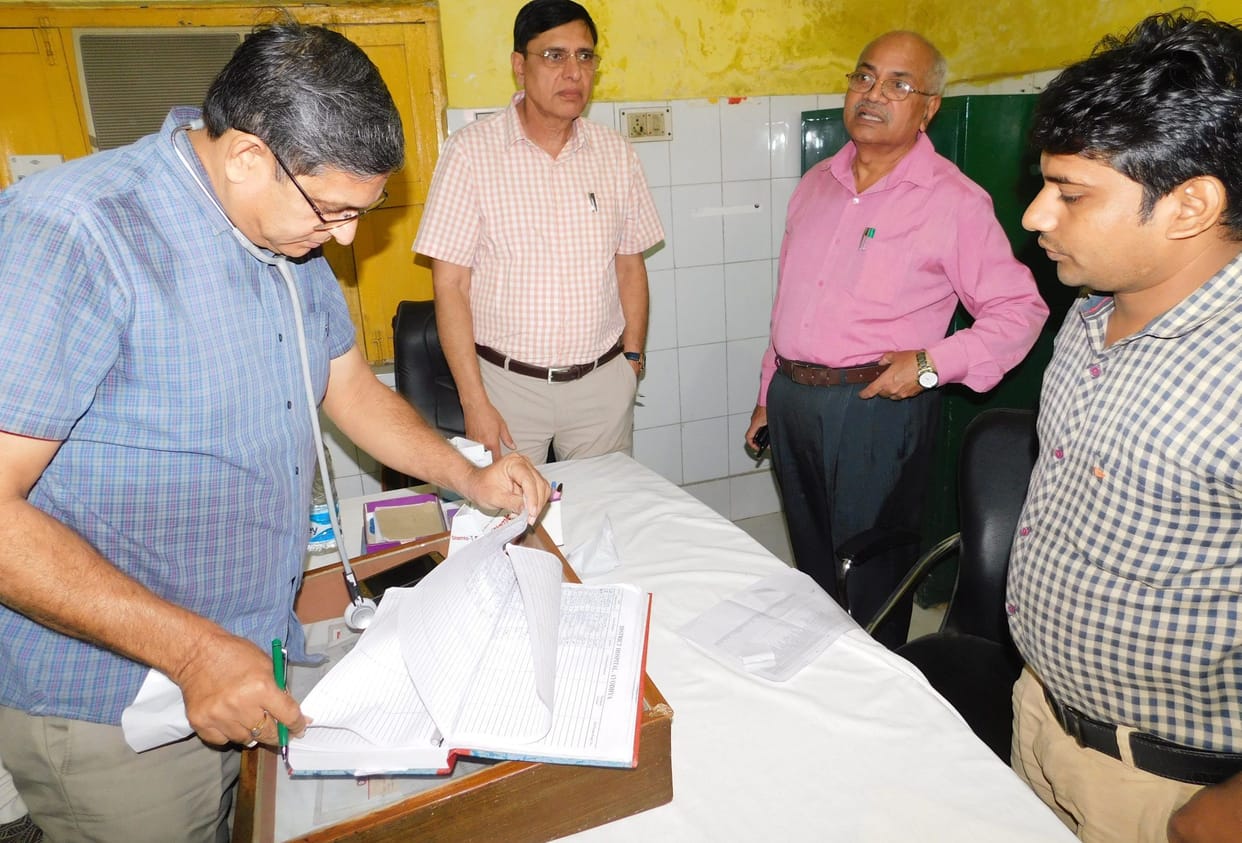 Additional director furious after seeing intern in OPD