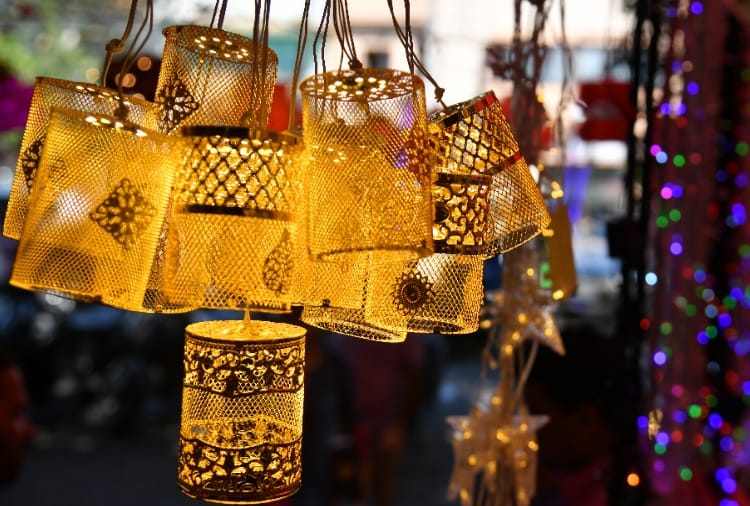 Made in india lights dhoom in markets for diwali festival