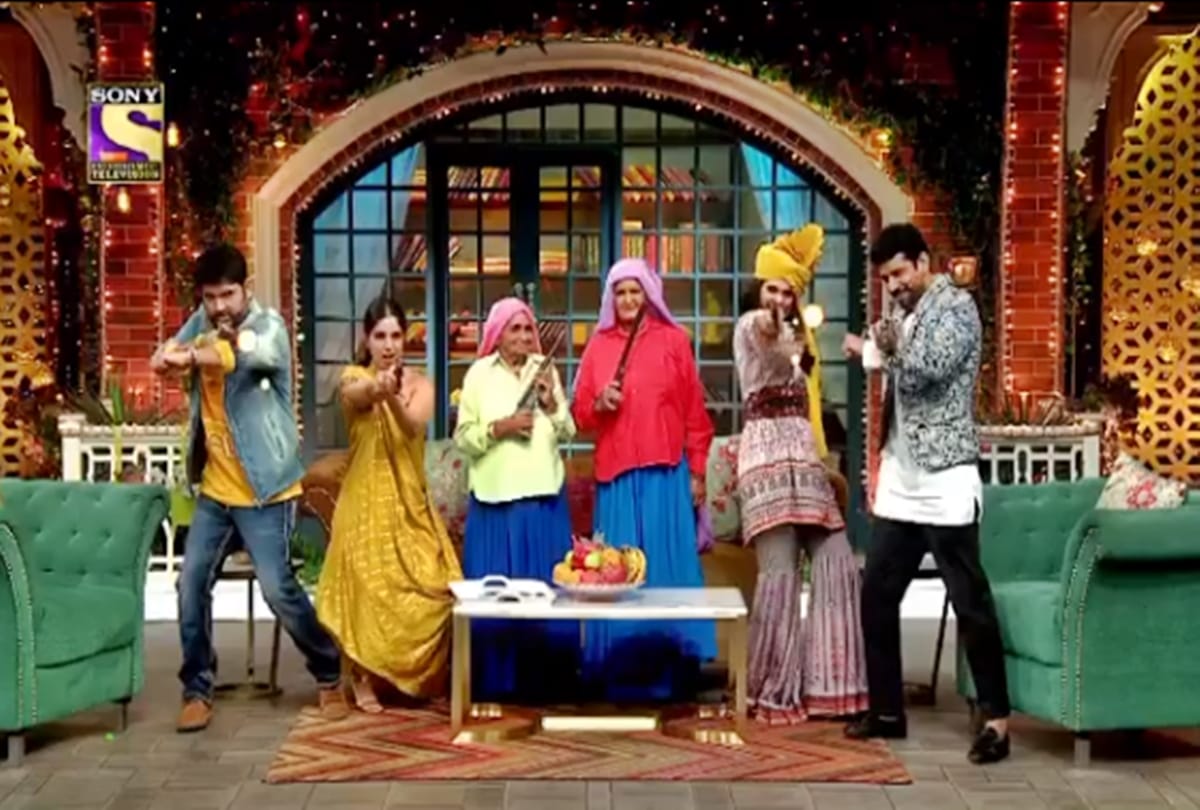 taapsee pannu bhumi Chandro Tomar Prakashi Tomar at The Kapil Sharma Show for saand ki aankh