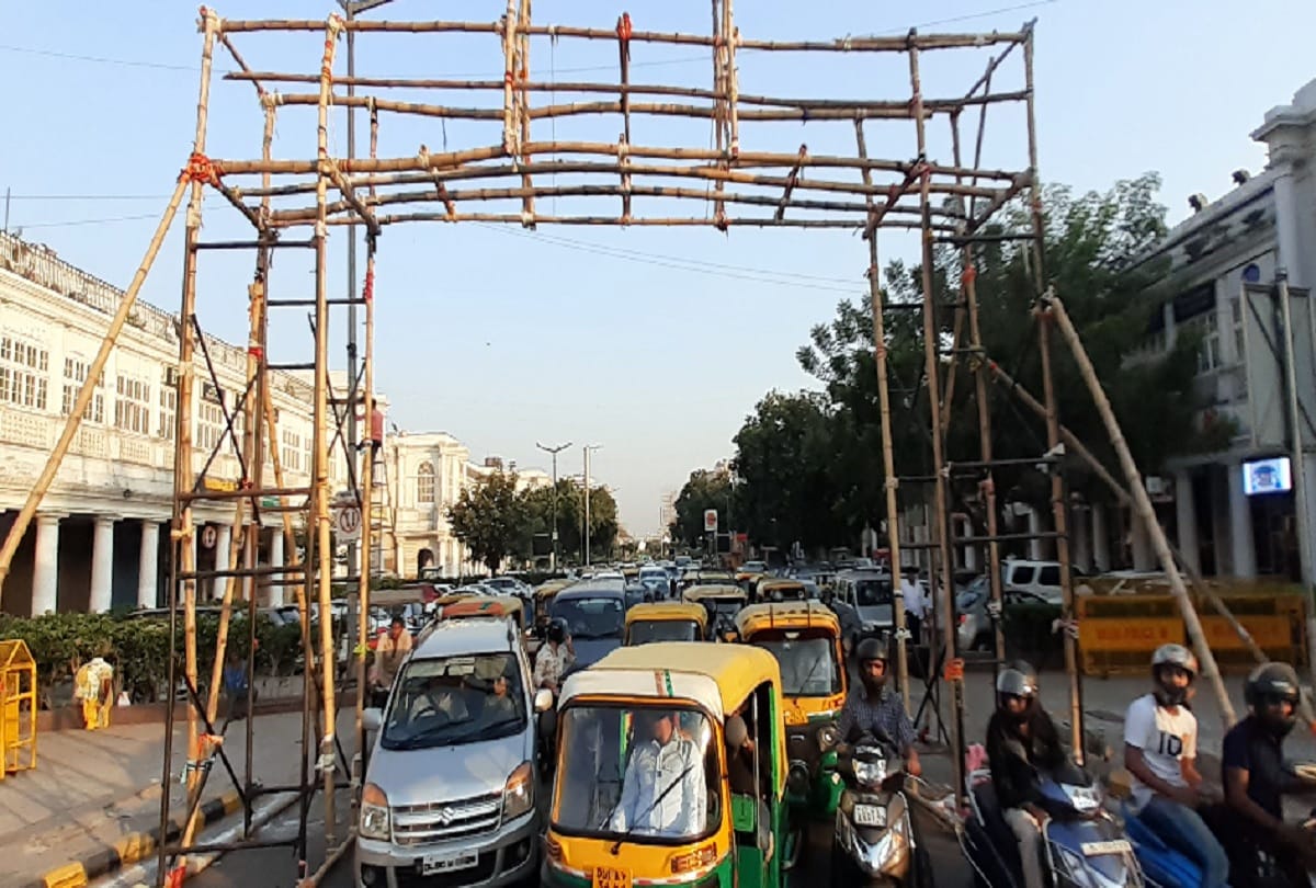Diwali celebration of Delhi Government Traffic will change from 26th at Connaught Place