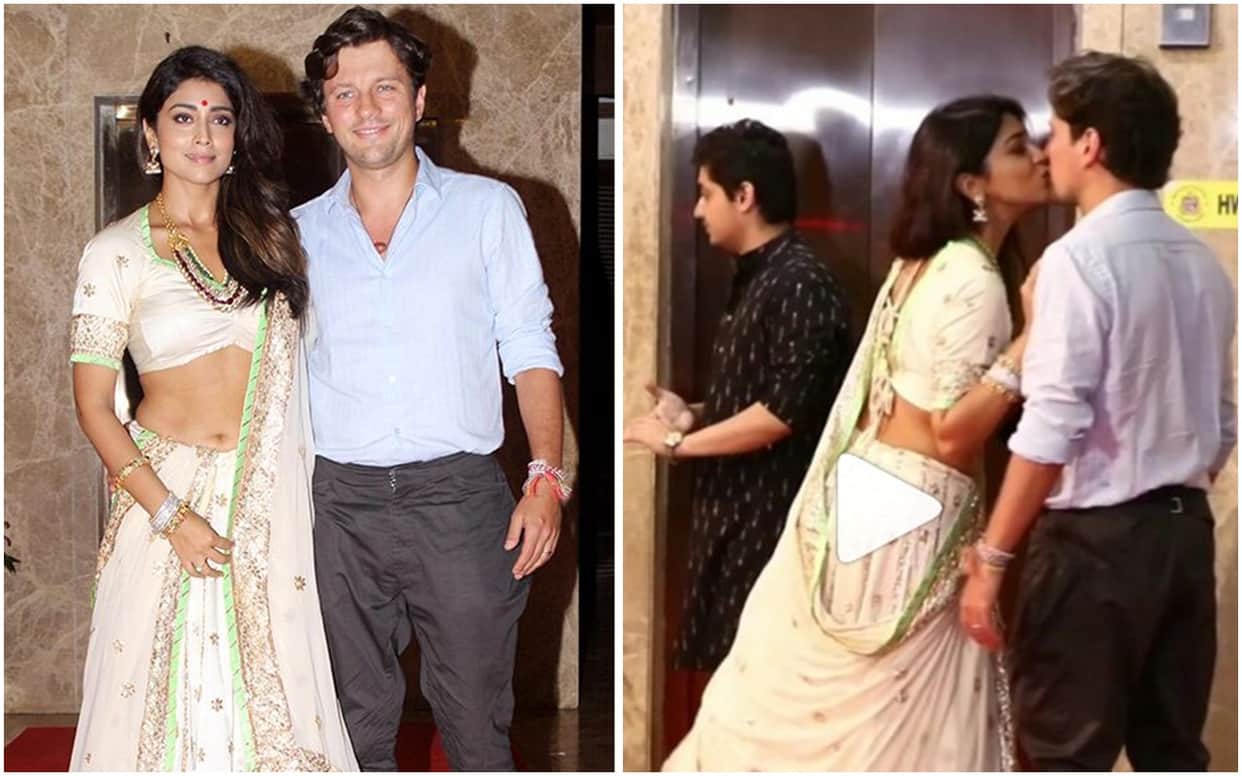 shriya saran Kissing hubby Andrei Video Goes viral