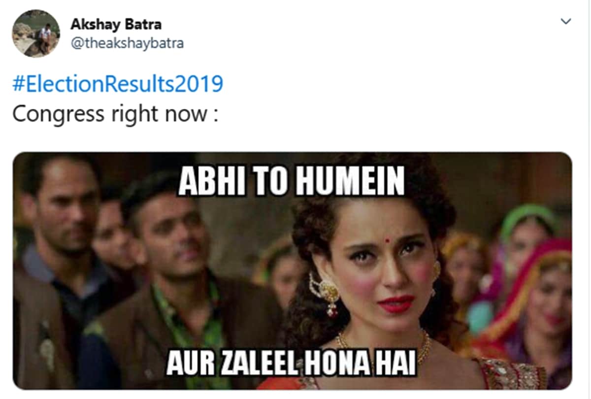 Assembly Election Result 2019 Viral Memes on Social Media twitter