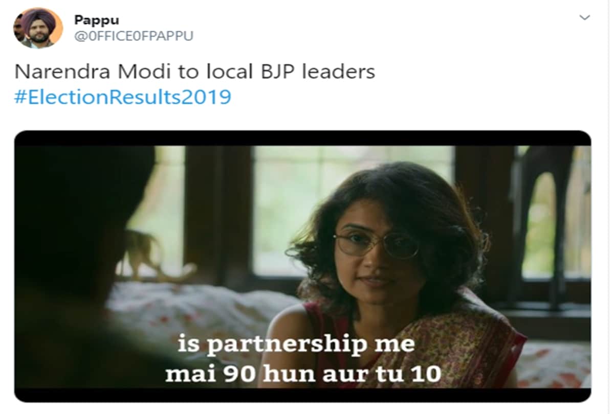 Assembly Election Result 2019 Viral Memes on Social Media twitter