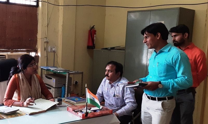 sdm ne kiya nirikshan