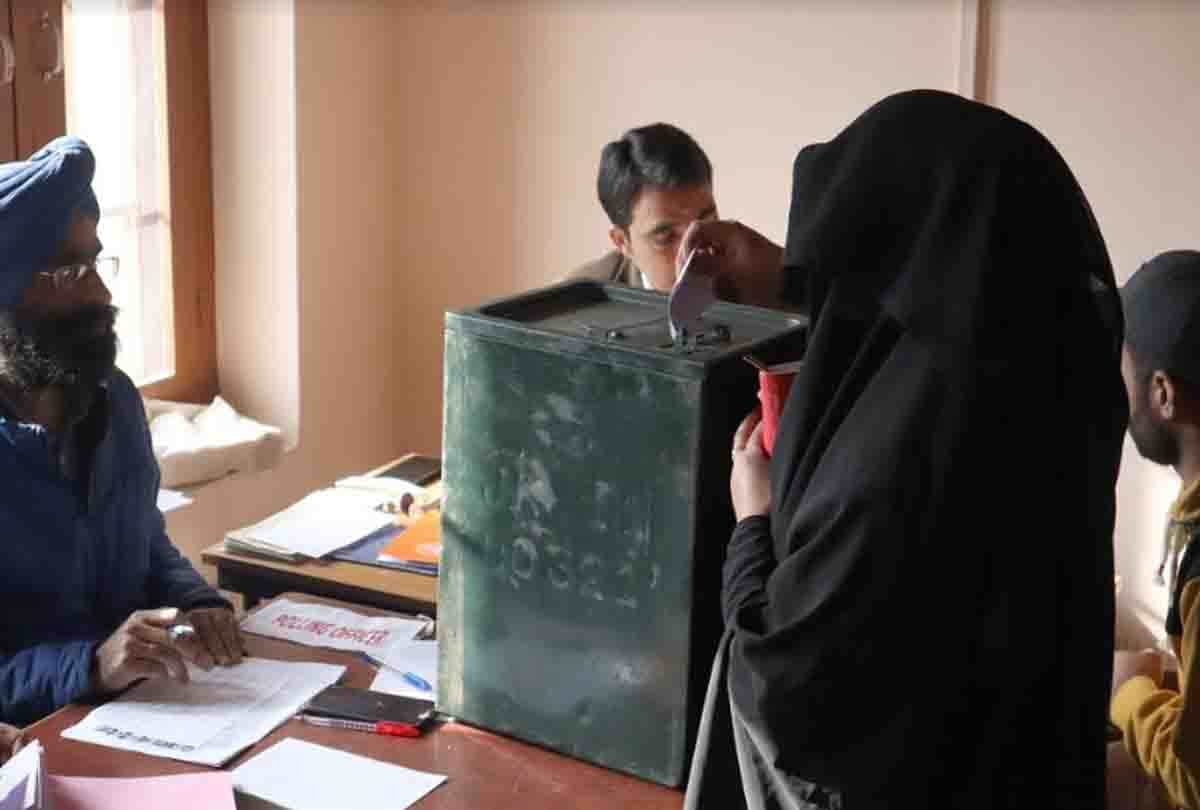 jammu kashmir bdc election news, latest photos jammu kashmir