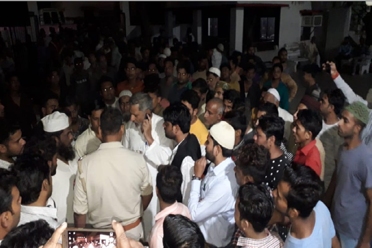 Fury in Muslim society at Meerut after Objectionable post against paigambar muhammad sahab