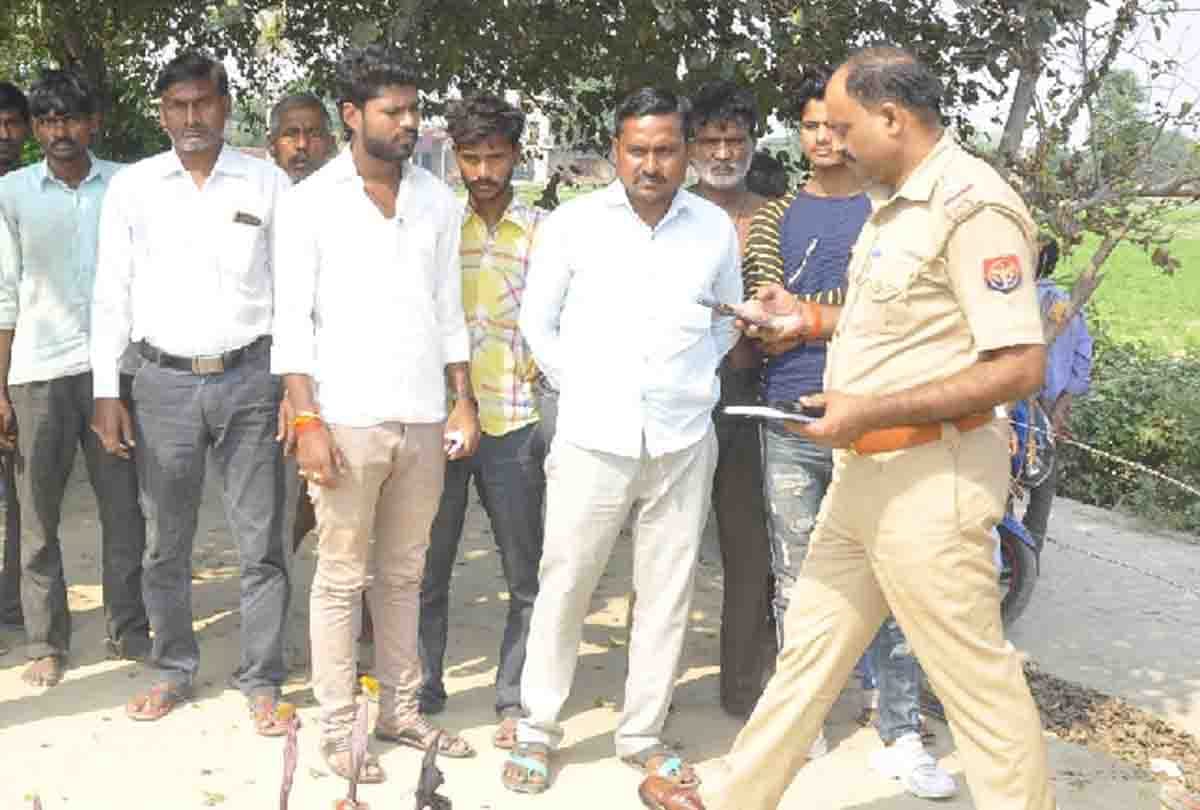 Resentment among villagers for throwing religious idols in the field after broken