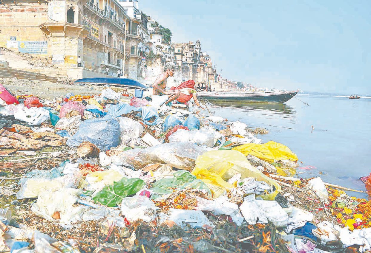 protest on waste disposal plant