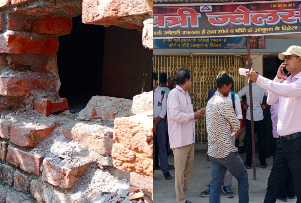 theft in a jewellery shop in gonda