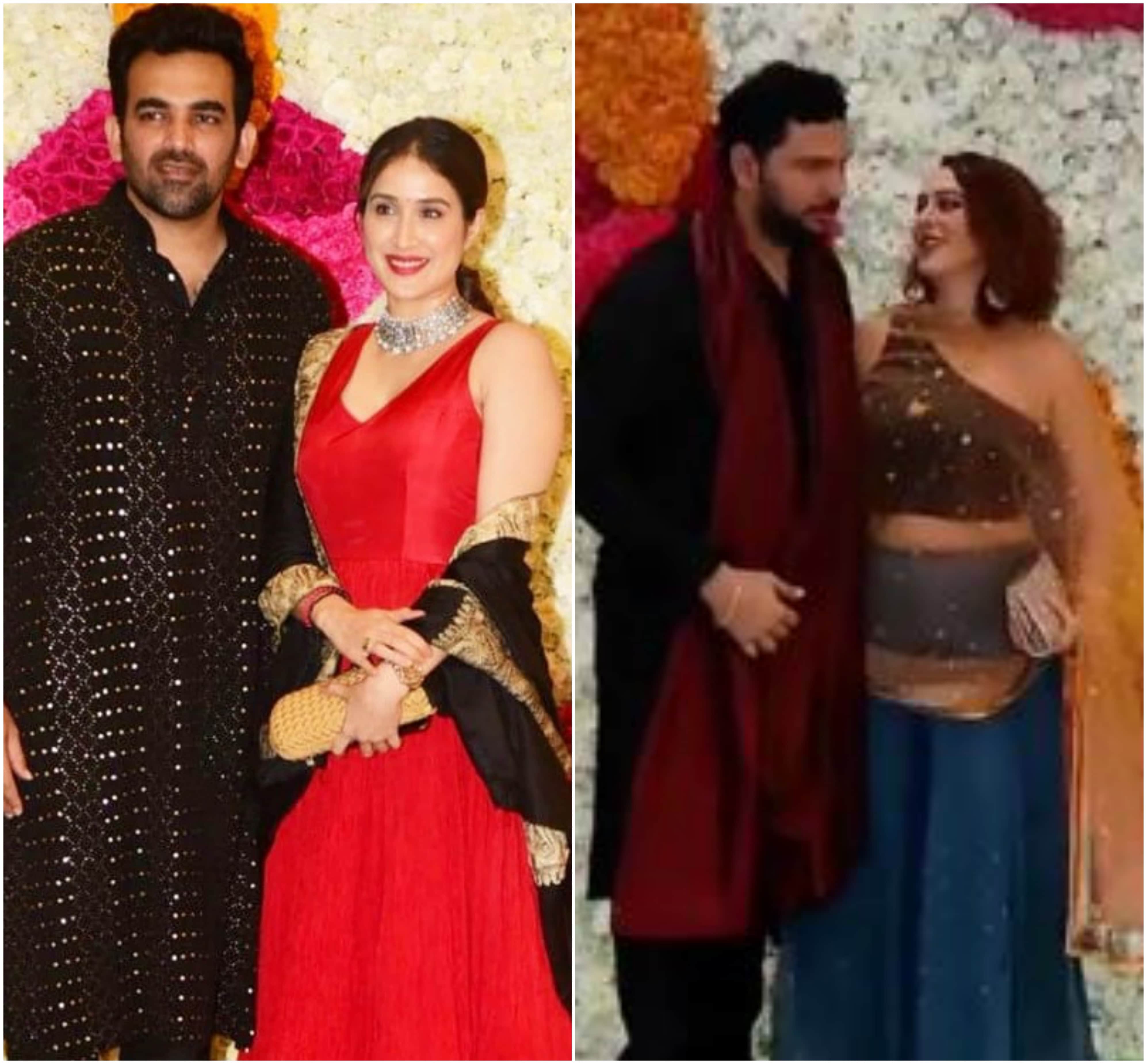 Nita Ambani Mukesh Ambani hosted Diwali party Yuvraj Singh Zaheer Khan spotted