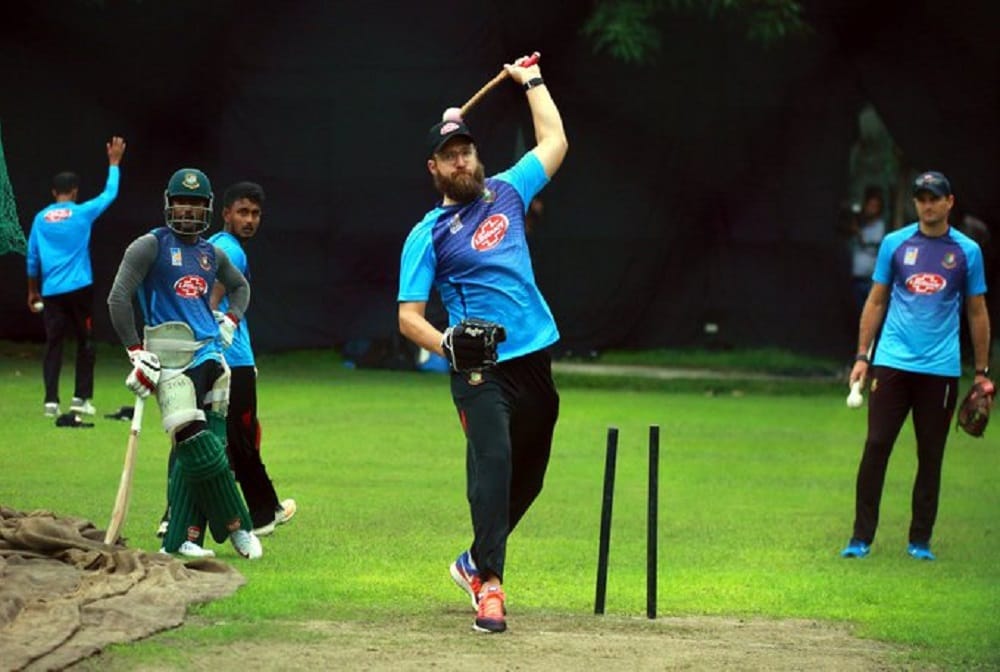 Bangladesh squad for the first time in the practice session at SBNCS after finishing the strike