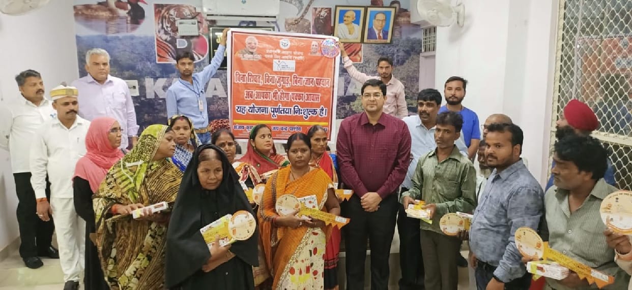Beneficiaries' faces blossomed after getting a key to housing