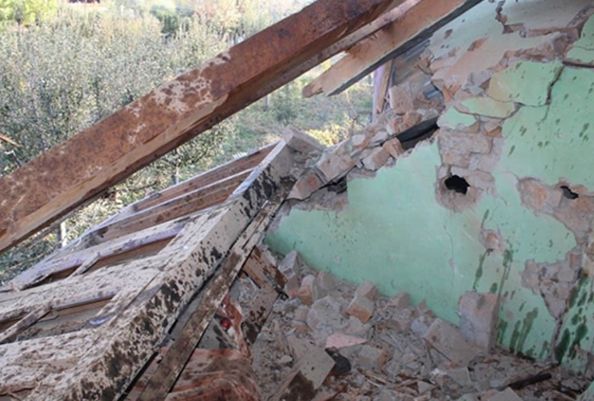 ceasefire violation by pakistan in kupwara and poonch, photos of ceasefire violation