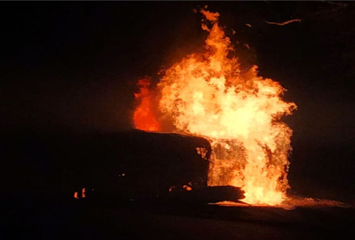 Haiti tanker overturned, people gathered to collect fuel, 50 were burnt alive in a sudden explosion