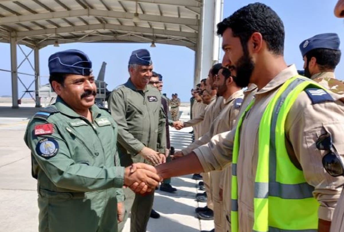 IAF Chief ACM RKS Bhadauria is on First official visit to Oman to witness bilateral aerial exercise