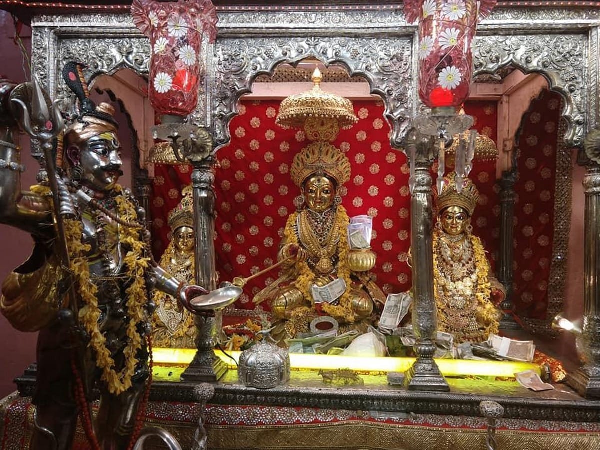 Lalita Sahasranamam book released in maa Annapurna temple in varanasi