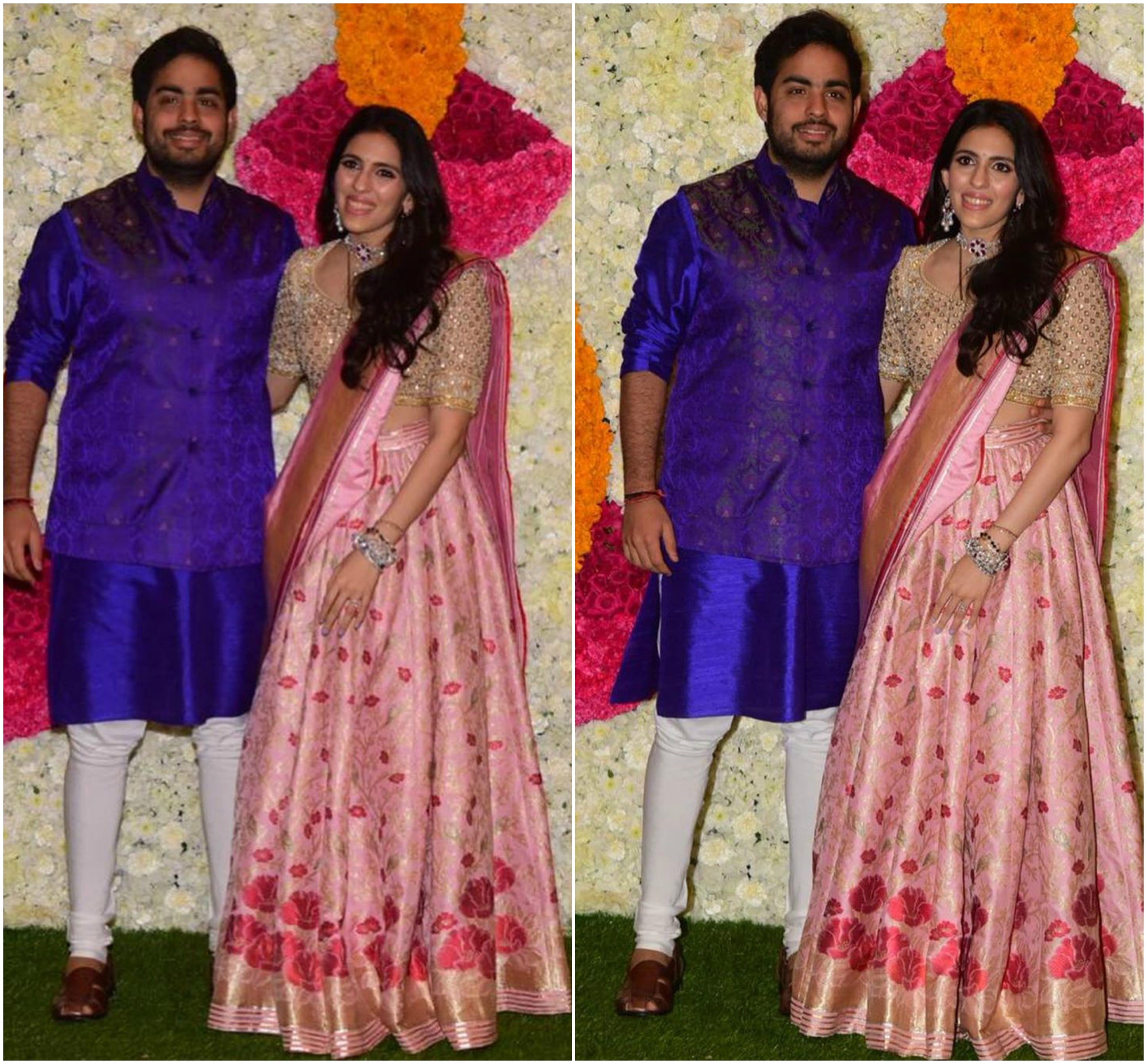 akash ambani and shloka mehta arrived school annual day