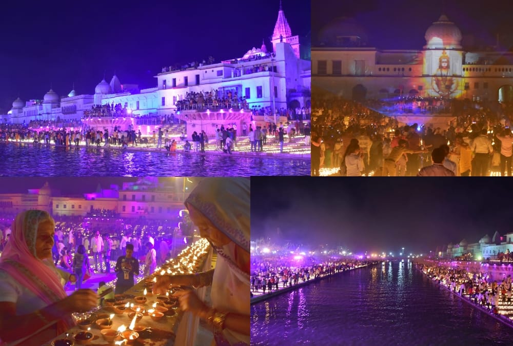 Pics of Diwali celebration in Ayodhya.