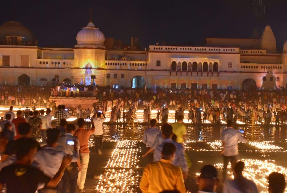 Pics of Diwali celebration in Ayodhya.