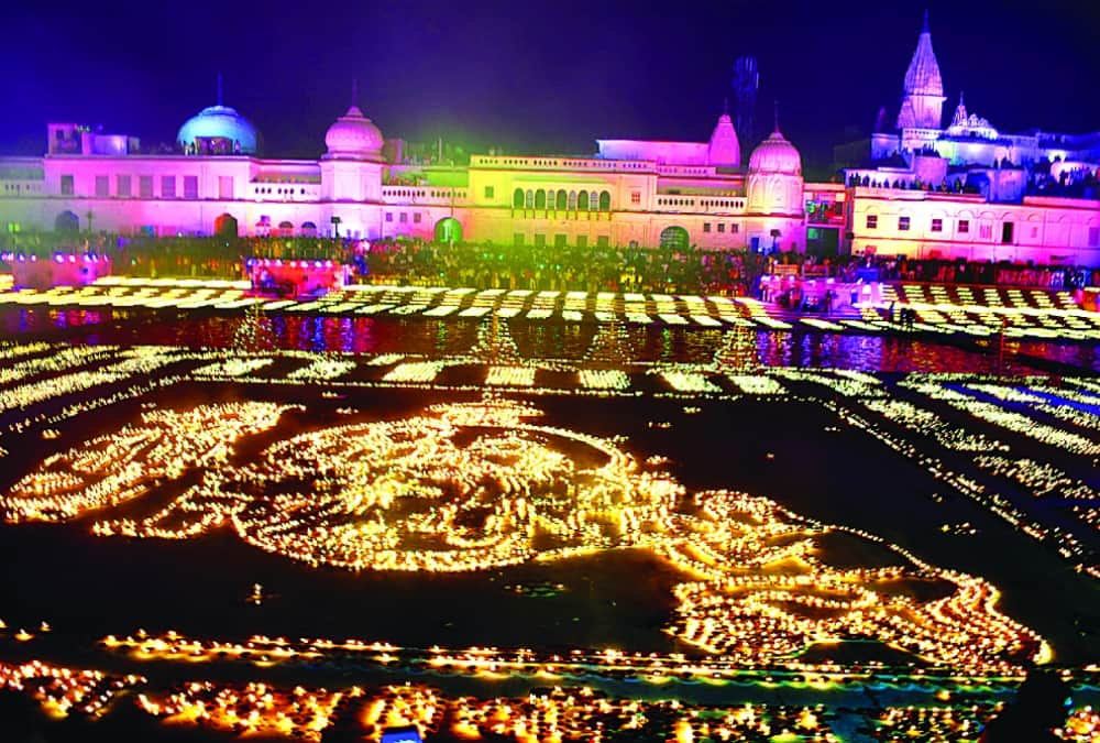 Pics of Diwali celebration in Ayodhya.