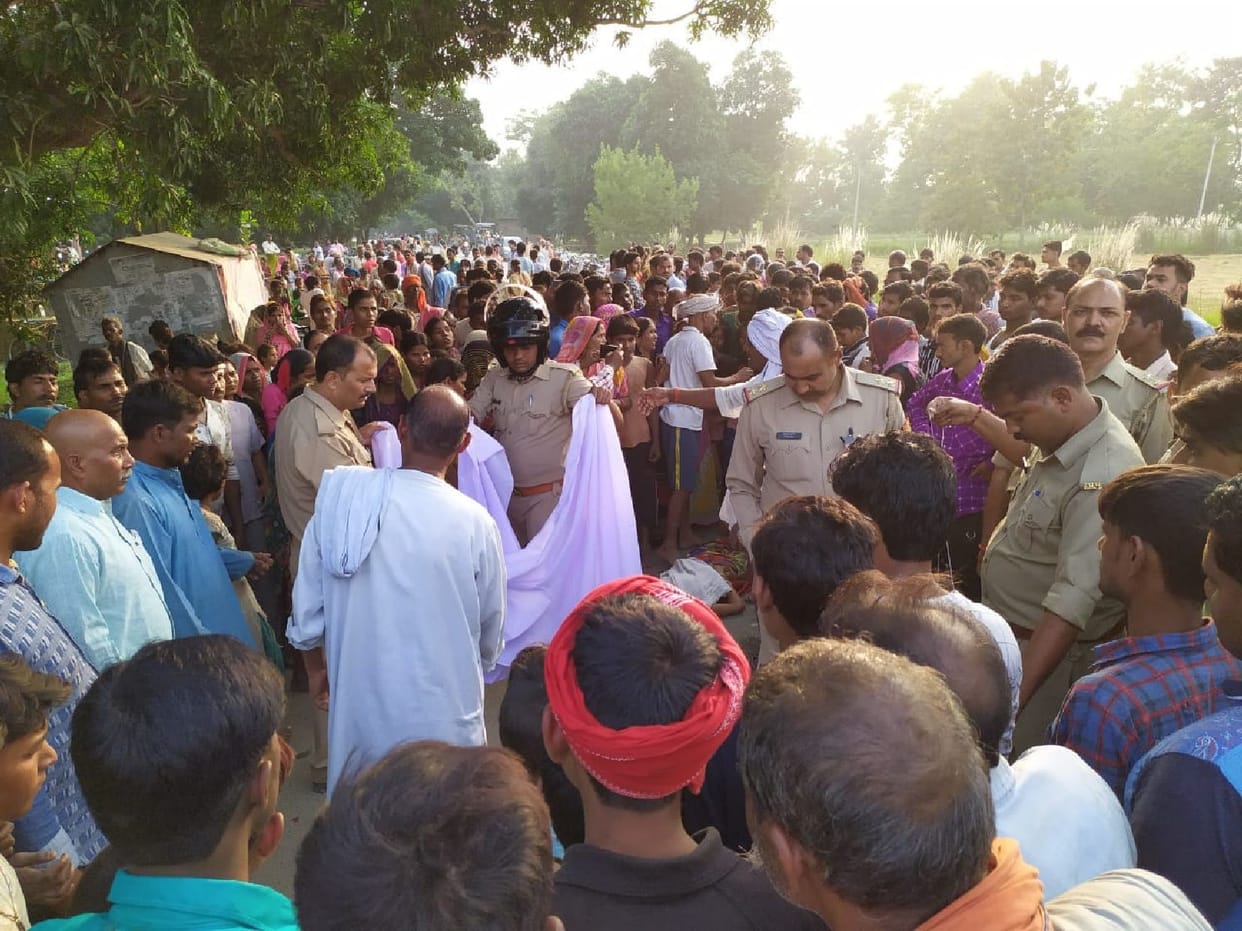 Sand-laden tractor-trolley crushes two sisters riding a bicycle, dies