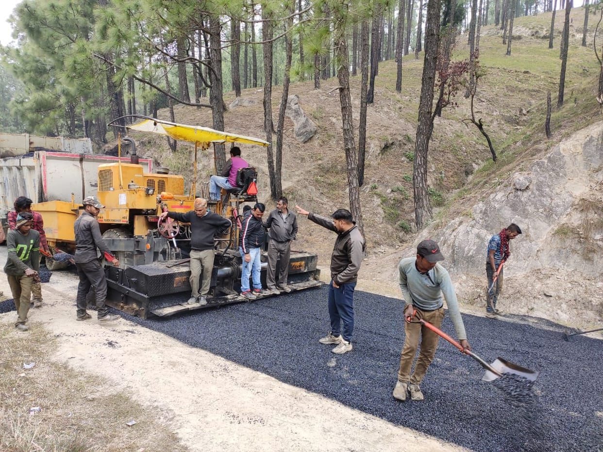 Asphaltization started on the Badachina-Seraghat motorway