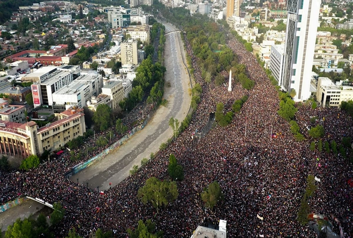 chile protests one million people join march for reform