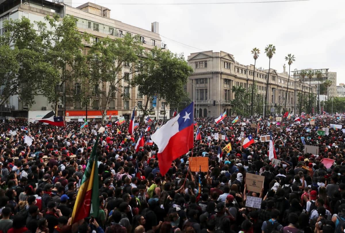 chile protests one million people join march for reform