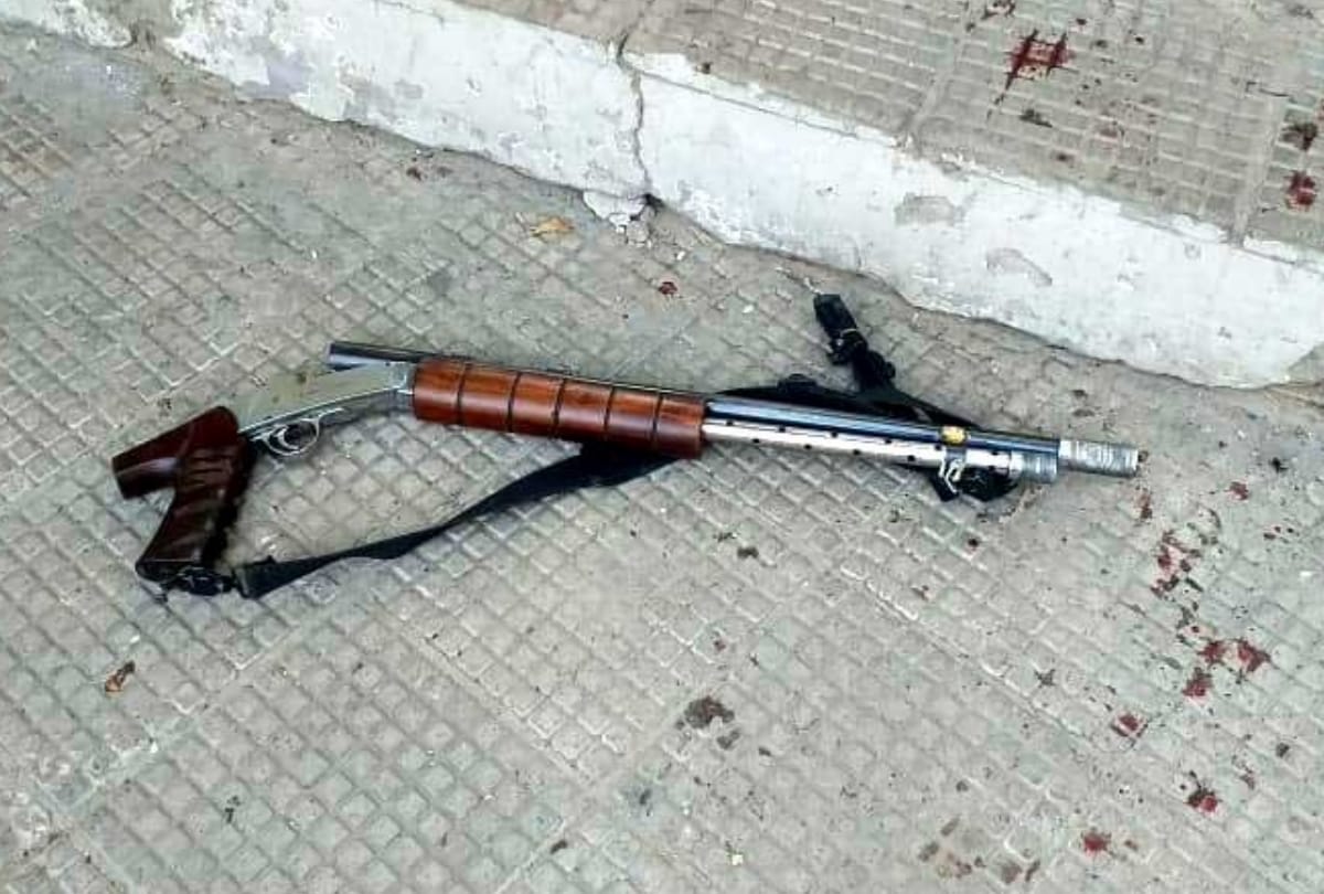 security guard of cash van died in lucknow