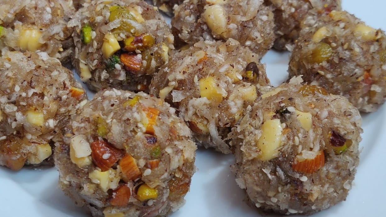 Diwali 2019 recipe of dry fruits panchmeva laddu
