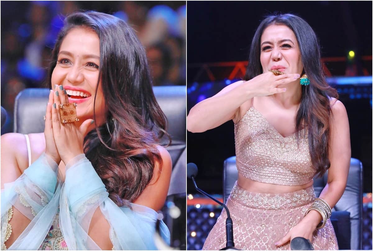 neha kakkar emotional than girls 1 lakh rupees to contestant in Indian Idol 11