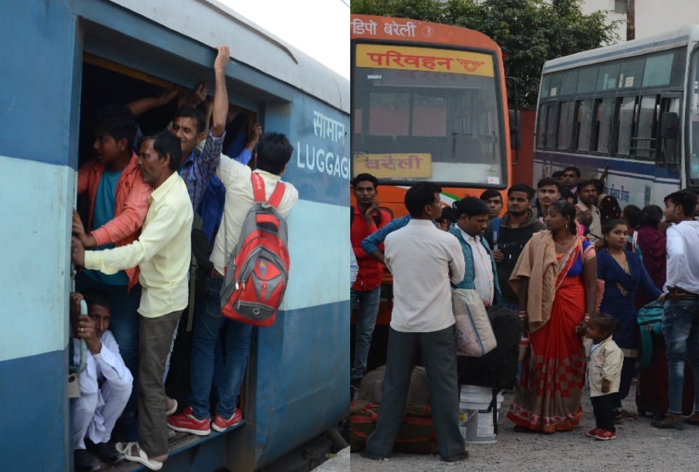 Trains Full On diwali 2019 Passengers Angry on indian railways