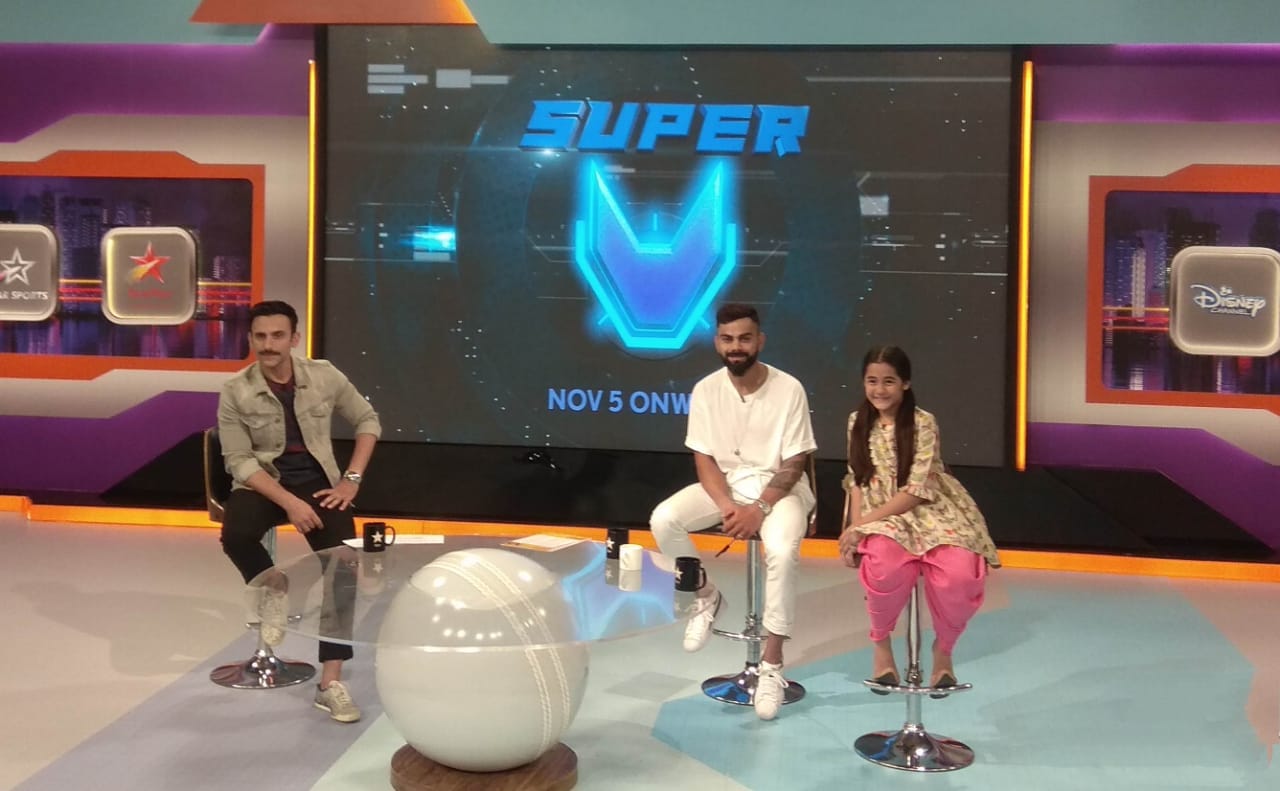 Virat Kohli said his father is superhero for him during Super V launching
