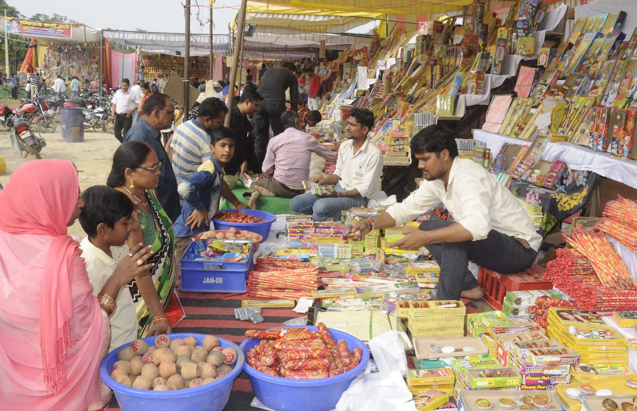 Crores of rupees flew into smoke