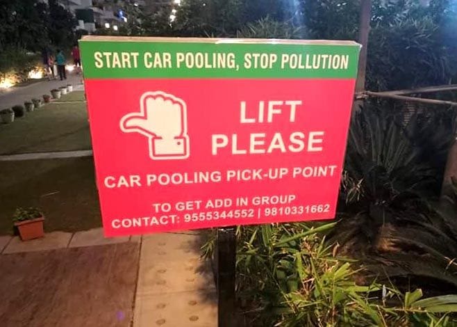 'Lift please' remove public traffic problem