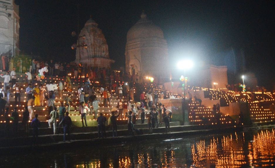 Diwali Celebration on Yamuna Ghat In bateshwar agra