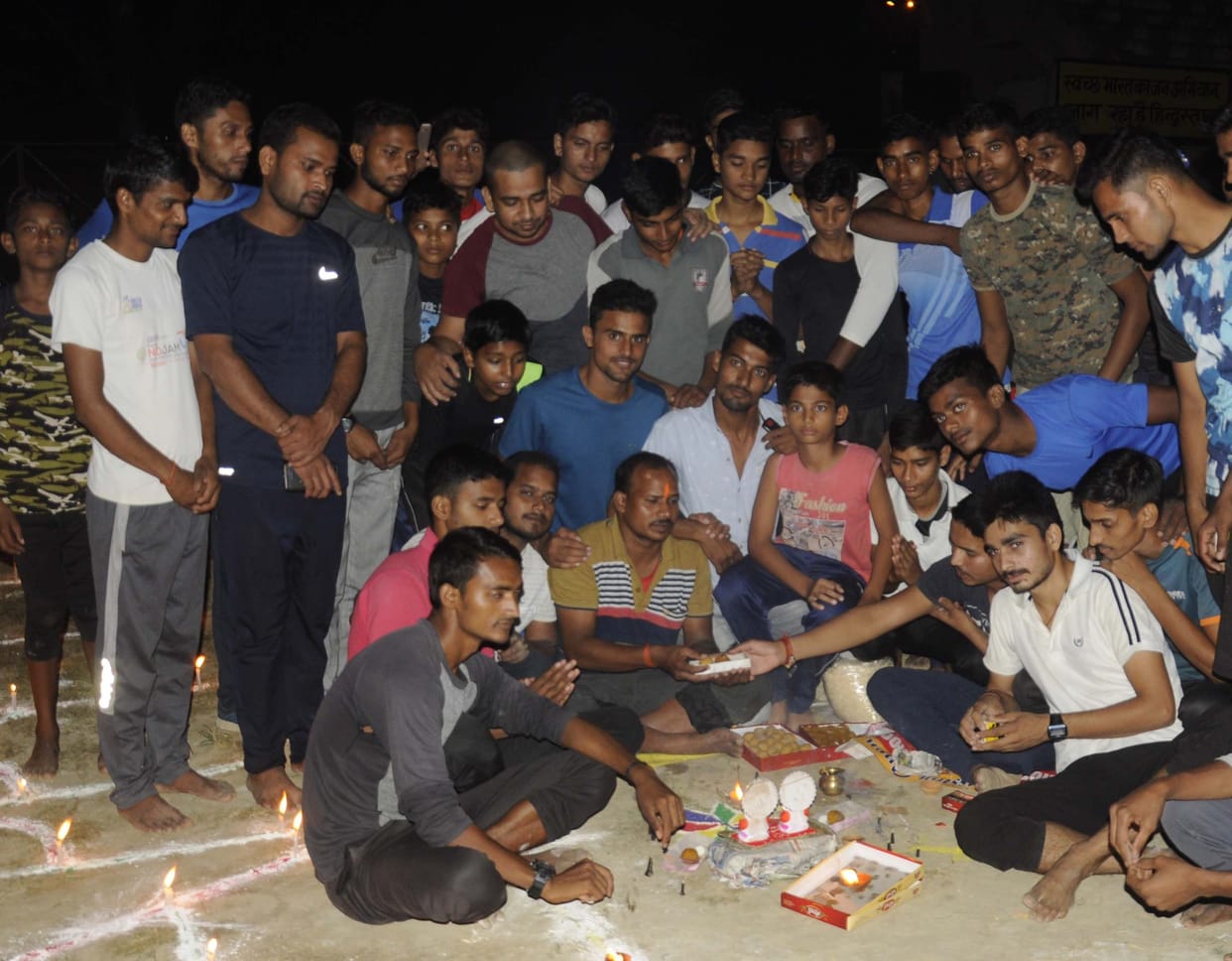 people celebrated the choti diwali